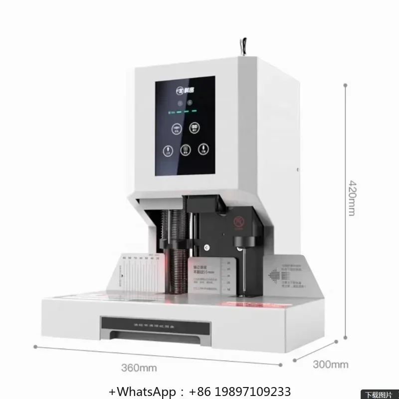 Factory price, high-efficiency and fast plastic nylon pipe punching and binding machine, high quality, industrial-grade applicat