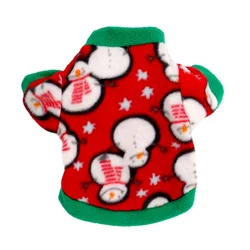 Christmas Dog Clothes New Year Pets Dogs Clothing For Small Medium Dogs Costume Chihuahua Shake Velvet Warm Dog Clothing