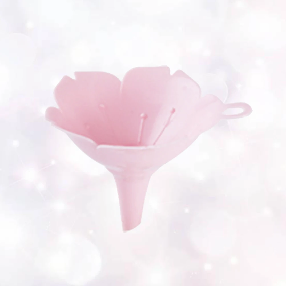 

Funnel Pink Flower Household Soy Easy to Clean Liquid Transfer