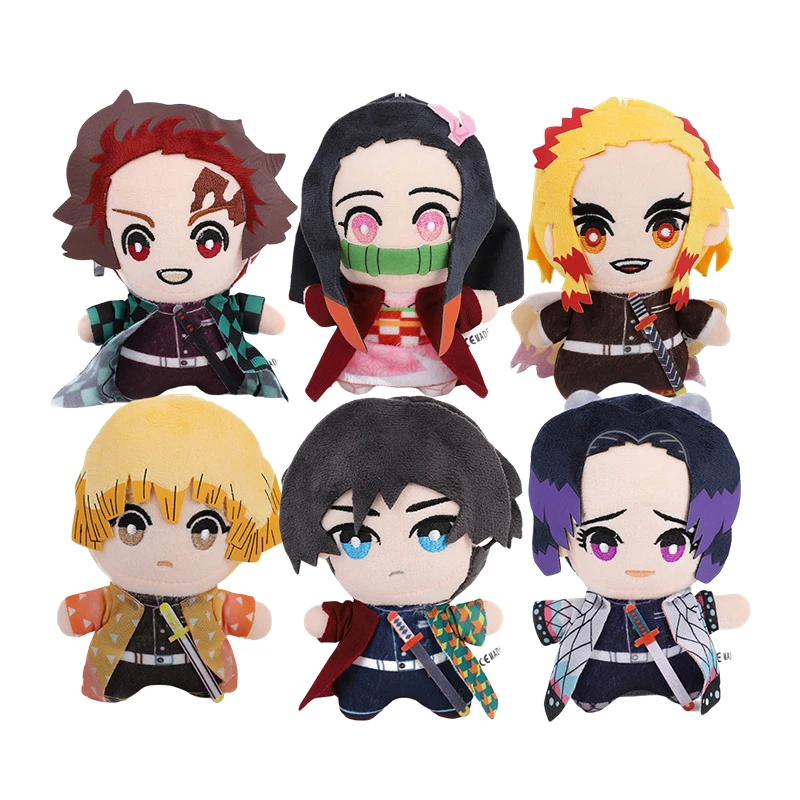 Duivel \'S Blade Serie Anime Pluche Knuffels Demon Slayer Cartoon Figuren Manga Zachte Poppen Tanjirou Nezuko Baby Verjaardagscadeaus