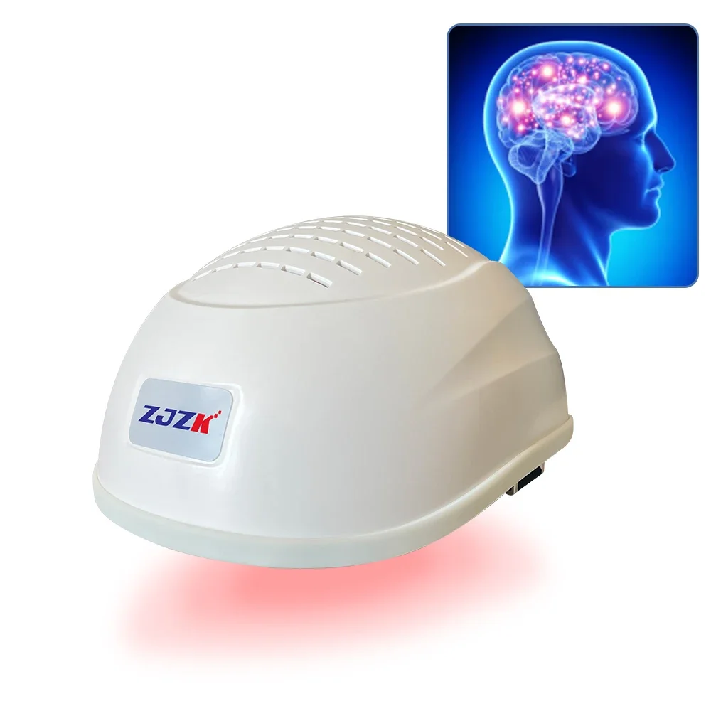 

ZJZK Professional Photobiological Helmet for Brain Neuron Recovery Parkinson Alzheimer's Treatment 1070nm 810nm Led Helmet