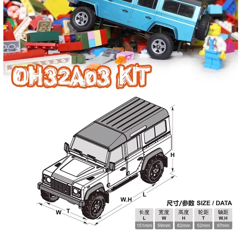 Orlandoo Hunter Classic RC Crawler OH32A03 1:32 Scale Mini 4WD RC