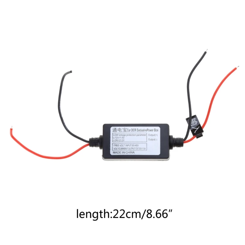 Bộ chuyển đổi khối đầu cuối dây 24V sang 12V Bộ chuyển đổi bước xuống 1.5A cho xe tải