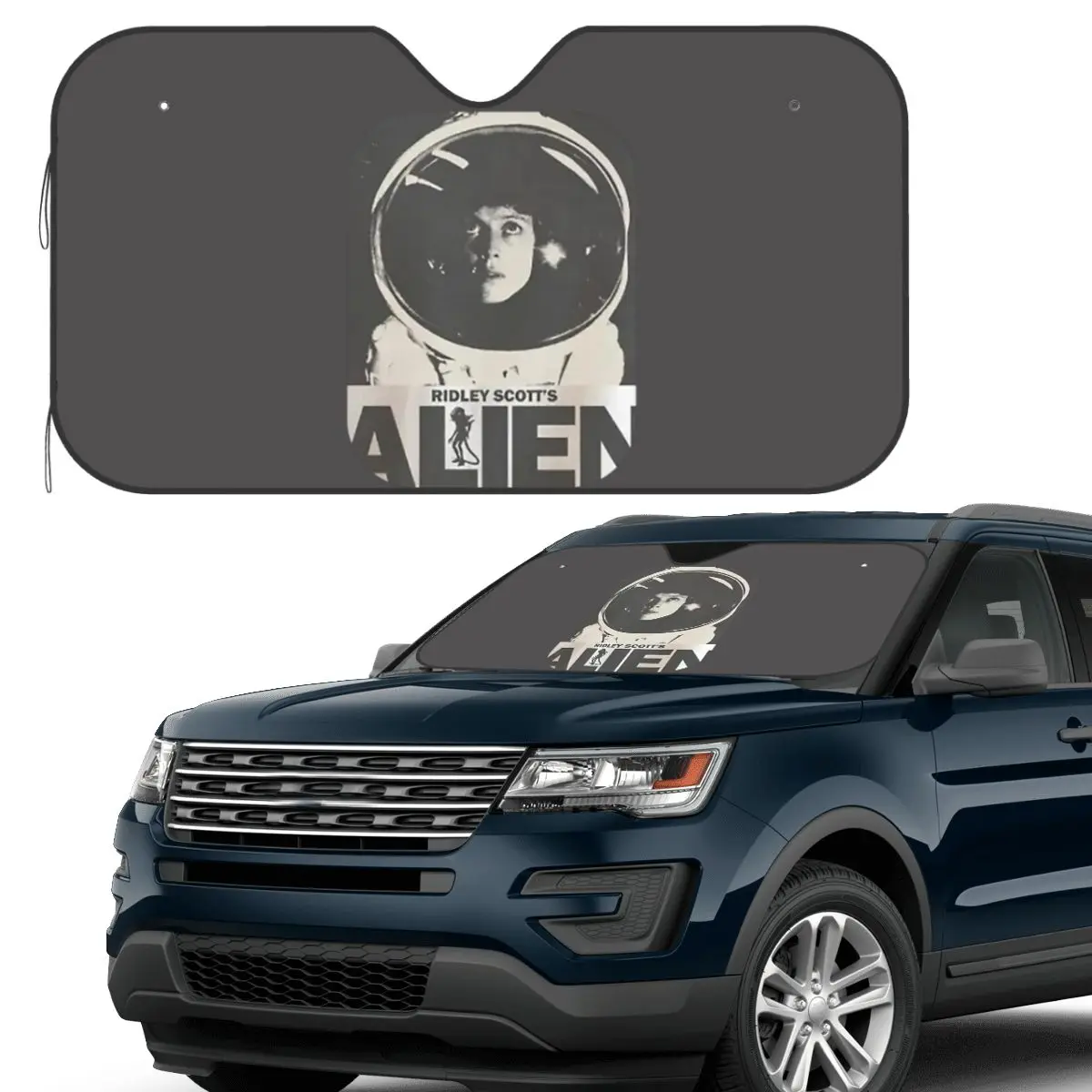 

Alien 1979 Sunshade Windscreen Car Front Windshield Window Sun Visor Accessories Covers