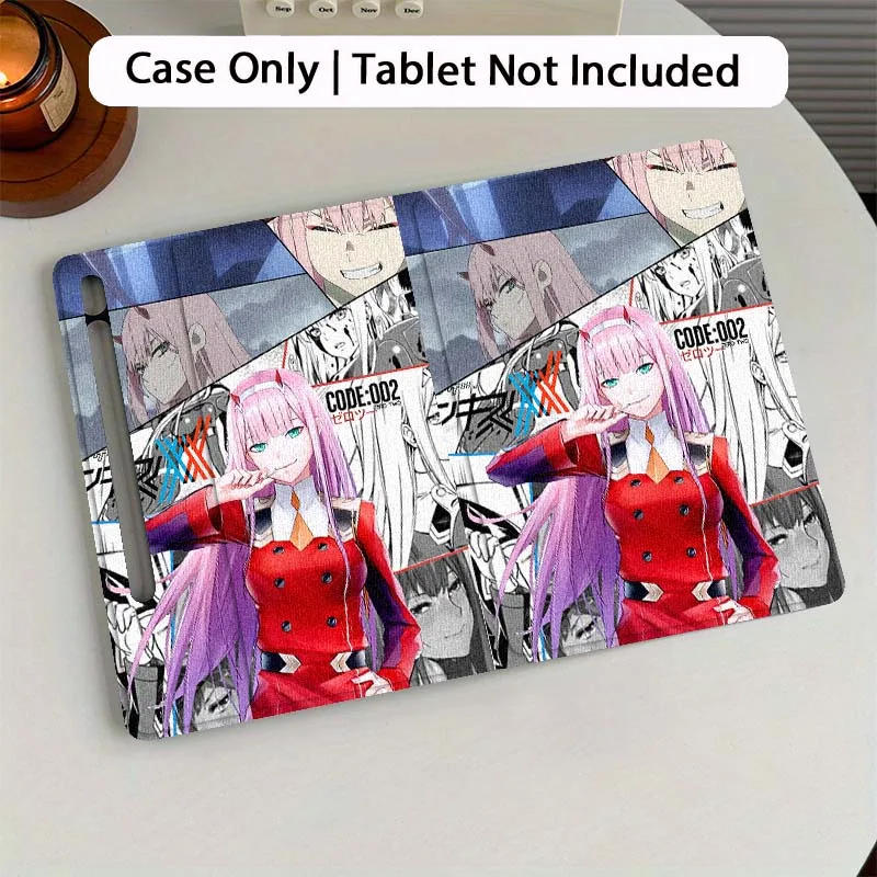 

D-DARLINGS in the F-FRANXX Art For Samsung Galaxy Tab S7 S8 S9 S10 FE Plus 12.4 13.1 Inch Tablet Case