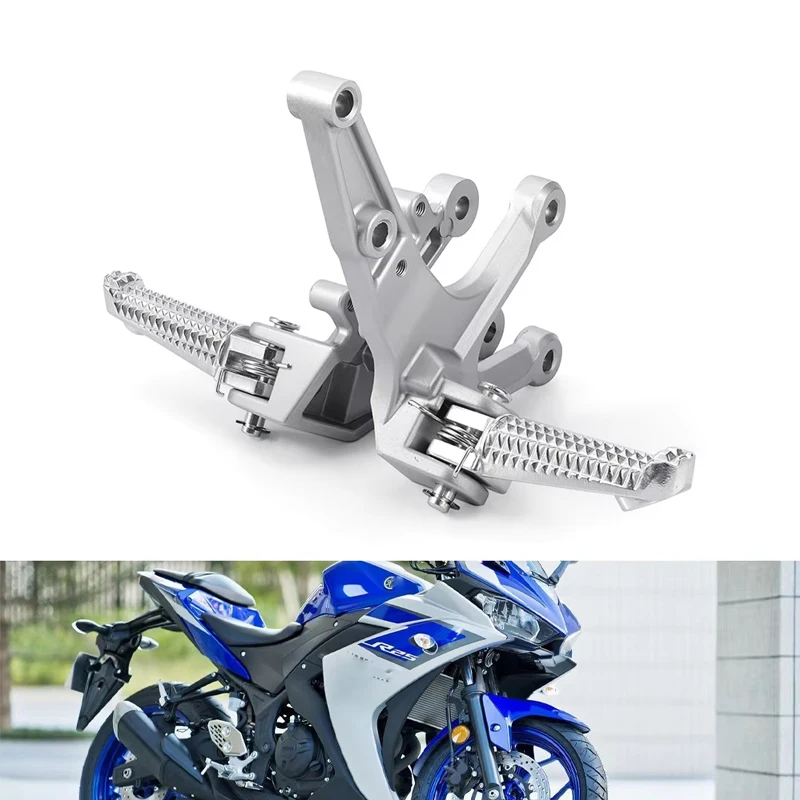 Front Pedal Bracket Kit Motorcycle Front Pedal Left And Right Bracket Accessories For Yamaha YZF R3 R25 MT03 MT25