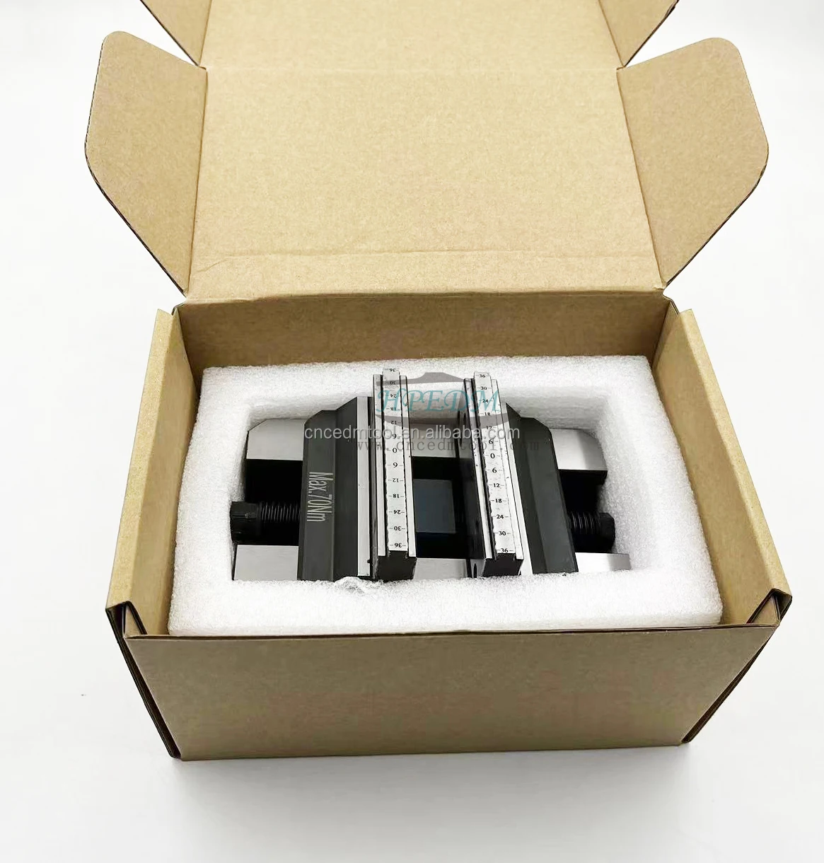 الدقة العمل الصلب تباعد 52 مللي متر ملزمة التصنيع باستخدام الحاسب الآلي ذاتية التمركز مع نظام 3R لوحة توسيط HE-R06822.120R