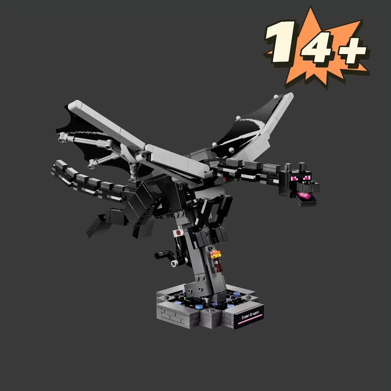 Moc 710 New Hot-Selling Pixel Dragon Building Block Set, Assembly Toy, Building Block Set, Adult Christmas Gift