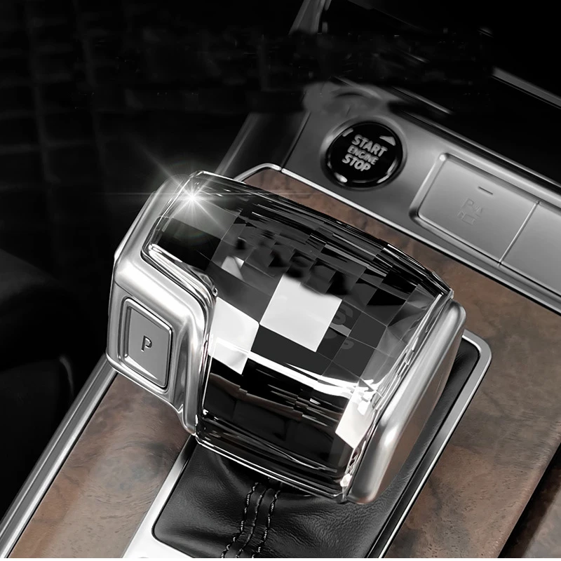 Kristall-Schaltknauf für Linkslenker, geeignet für Audi A4/A5/A6/Q7/A7/RS6/RS7 Crystal Gear Head