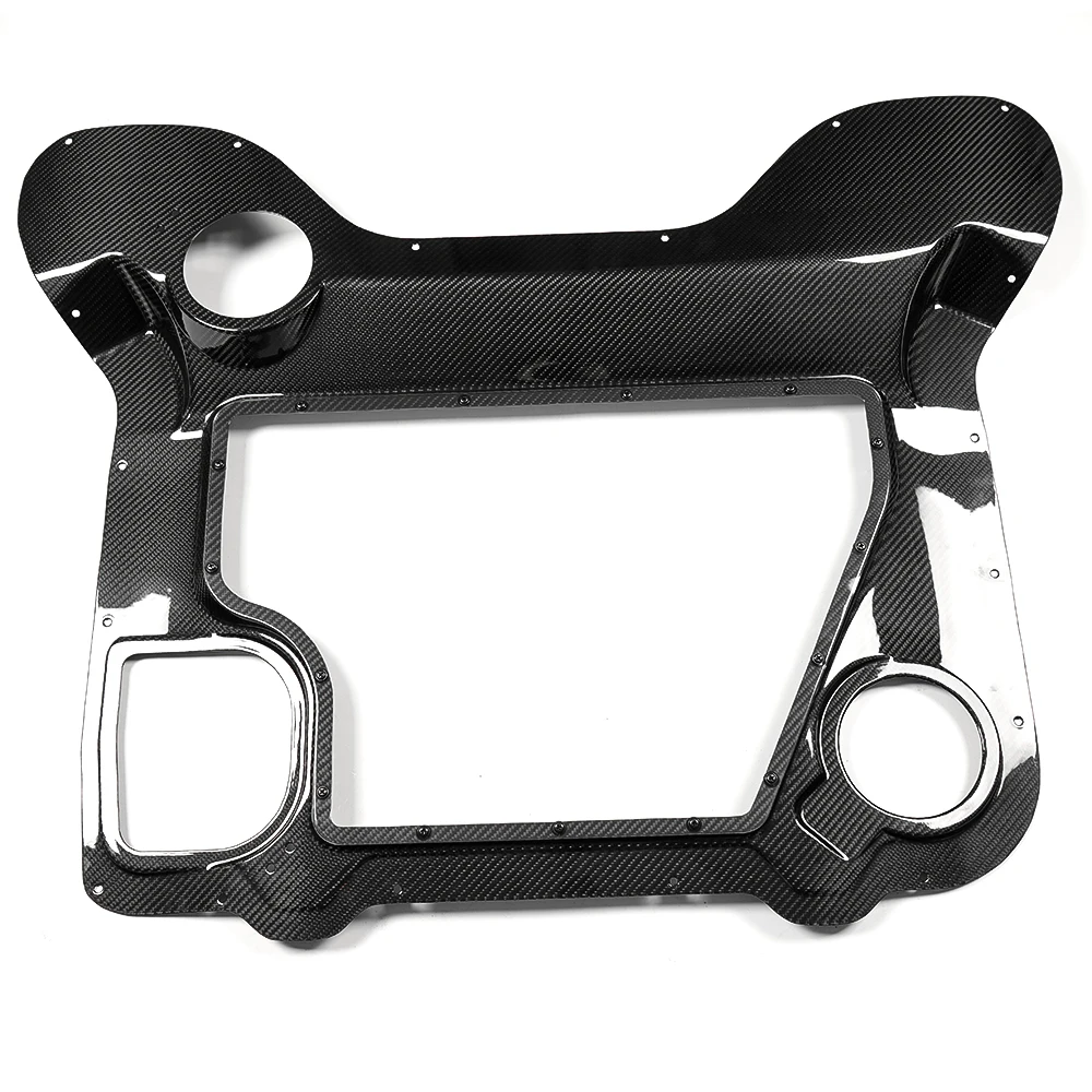 

For Corvette C8 E-Ray 2023+ Engine Bay Cover Engine Window Hood Trim Real Carbon Fiber Exterior Accessories