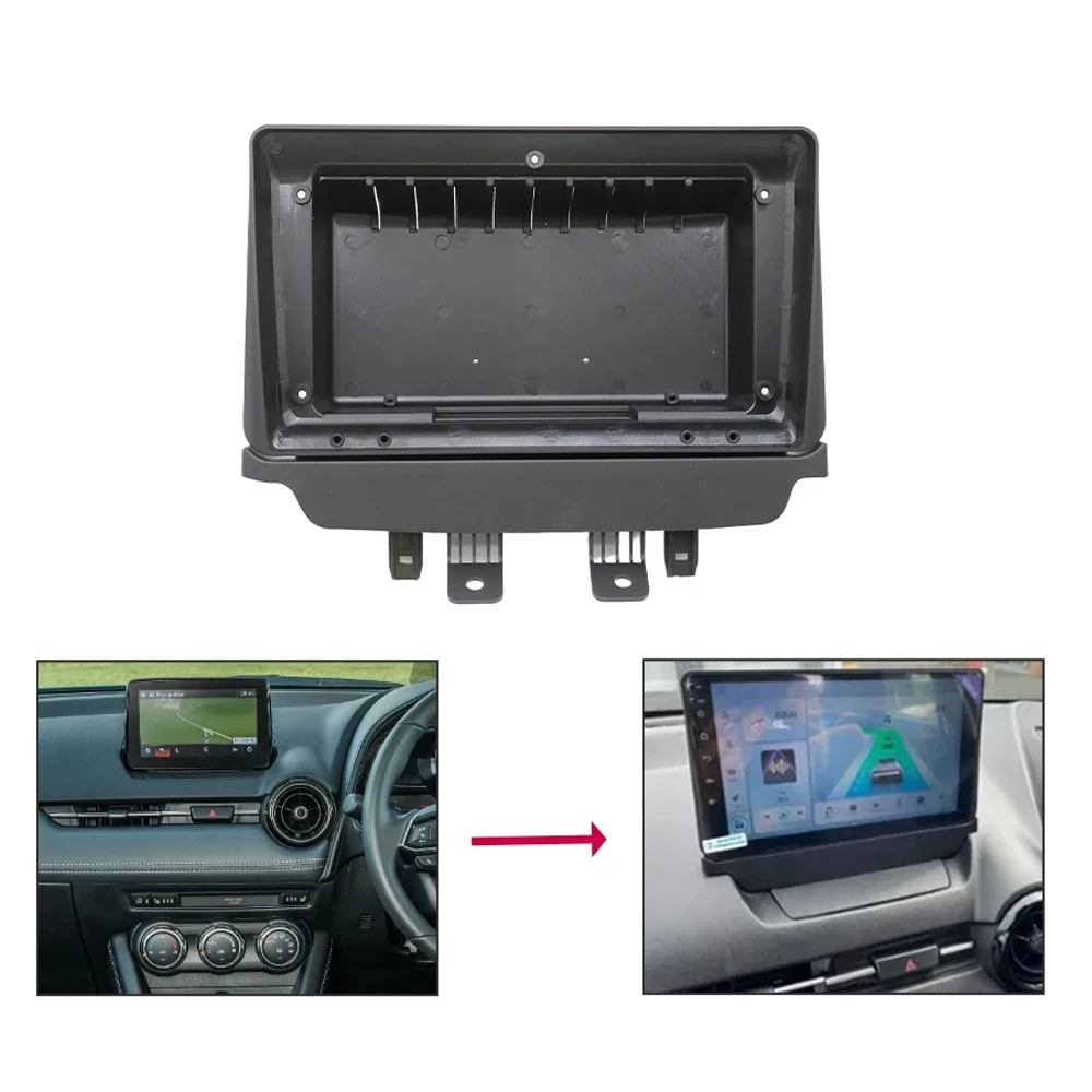 

9-дюймовый адаптер автомобильной рамы с декодером коробки Canbus для Mazda 2 CX3 CX-3 2014-2021 | Установка на приборную панель Android-радио