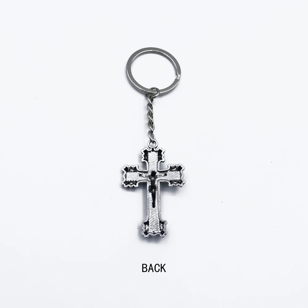 1 piece Variety Saint Jesus Christ Cross Key Chain Pendant Cheap Car Accessories Men's Car Keychain