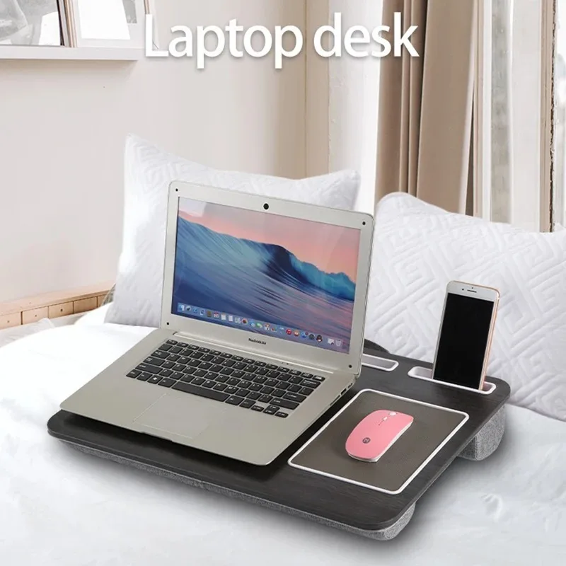 MUMUCC Home Folding Laptop Desk for Bed & Sofa Laptop Bed Tray Table Desk Portable Lap Desk for Study and Reading Laptop Stand