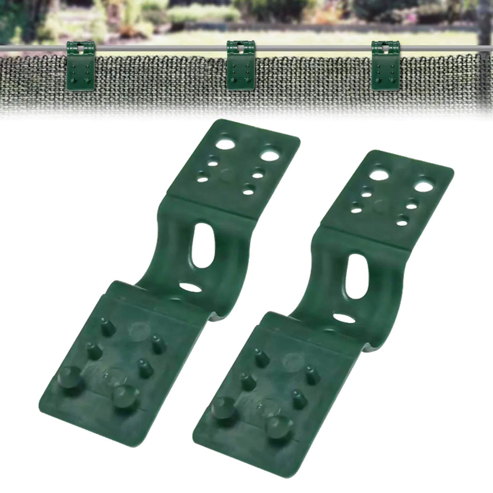 10PCS Shade Cloth Plastic Clips Sun Shade Net Clips Butterfly Sunshade Net Fix Clip Greenhouse Fabric Fixing Clamps Garden Tools