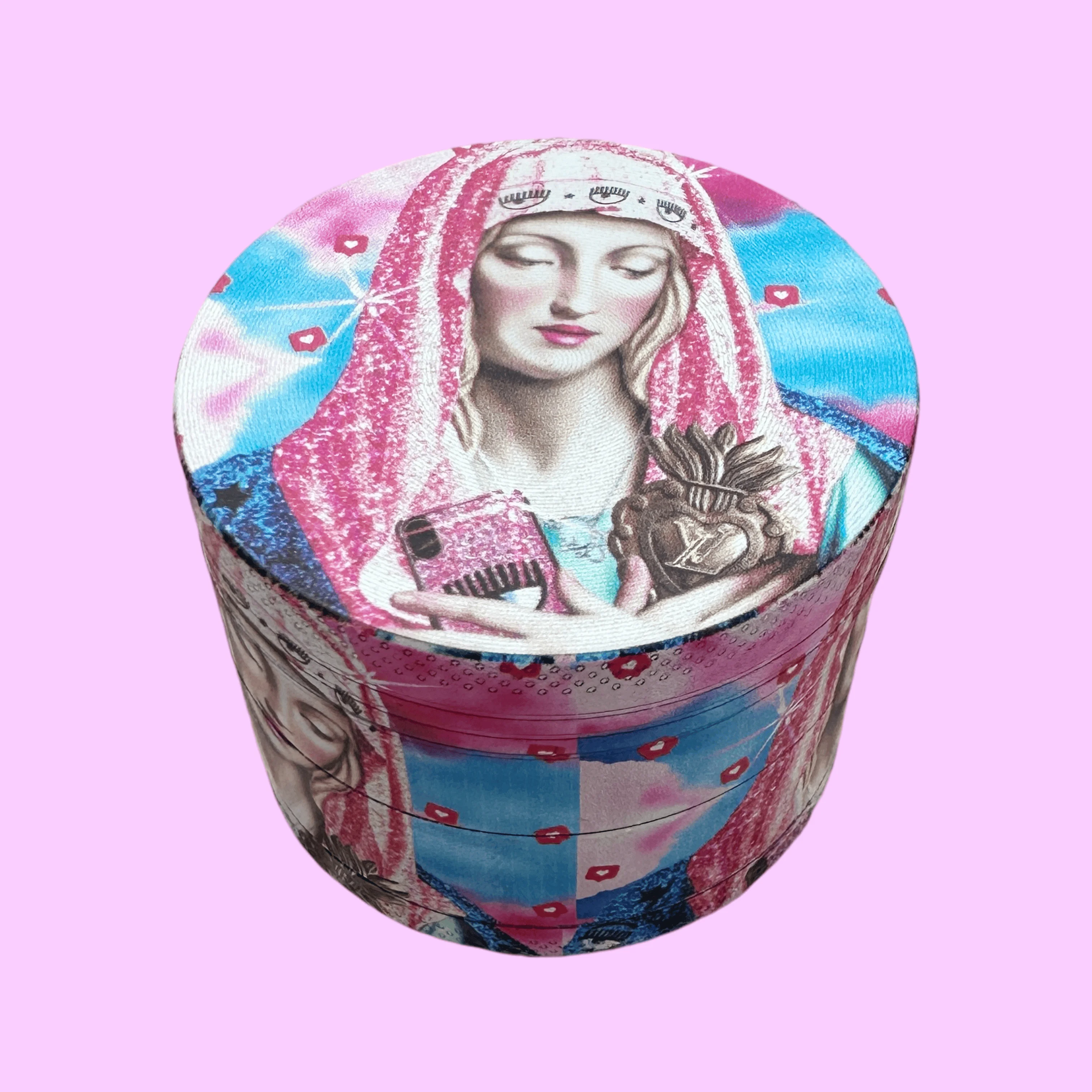 50mm/2inch Pretty Lady Metal Herb Grinder