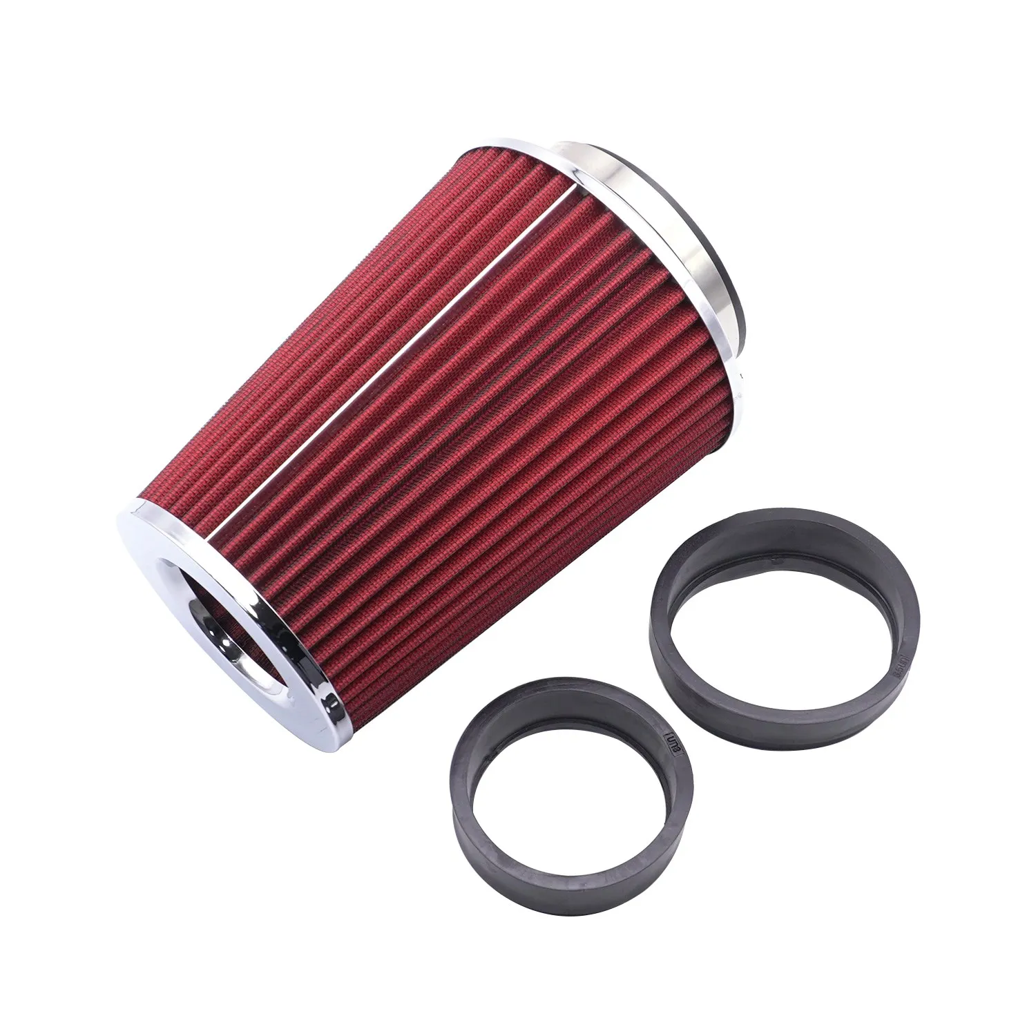 Car 76MM Open Sport Air Filter Universal for Cold Air Intake Filters High Flow 89mm 101mm 3inch 4inch 3 in 1 Sizes