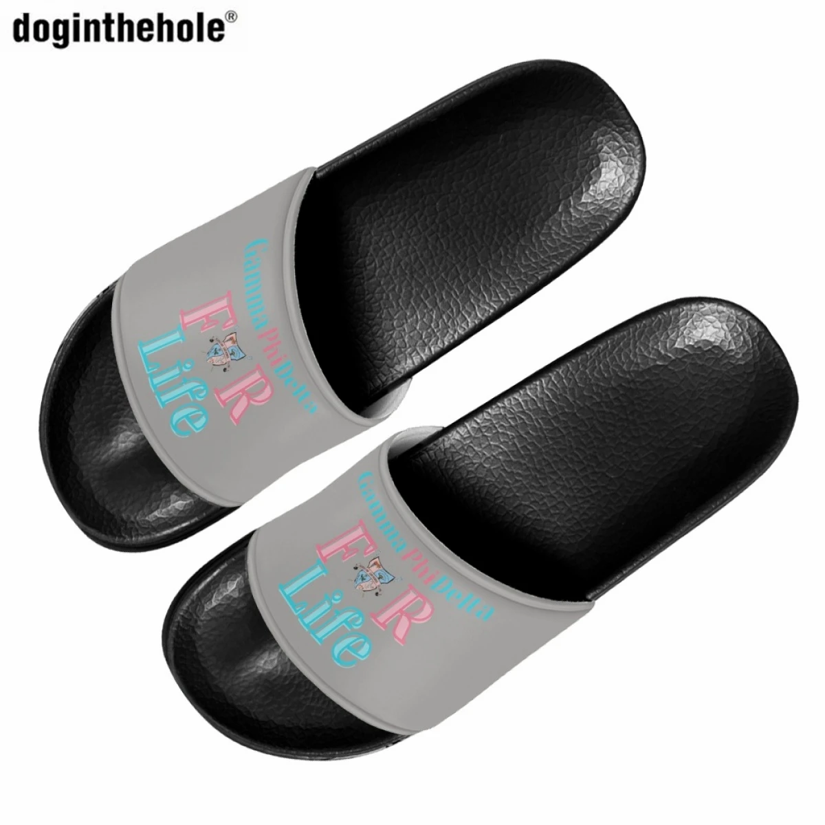 

Women's Summer Slippers Anti-slip Slippers for Home Bathroom Gamma Phi Delta Sorority Outdoor Beach Sandals Zuecos Para Mujeres