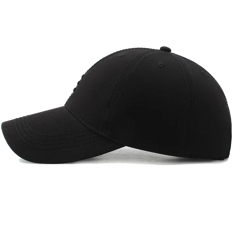 Gorra de béisbol de algodón suave para hombre y mujer, gorro de deporte al aire libre, informal, Snapback, diseño de tres barras, 4 colores, nueva