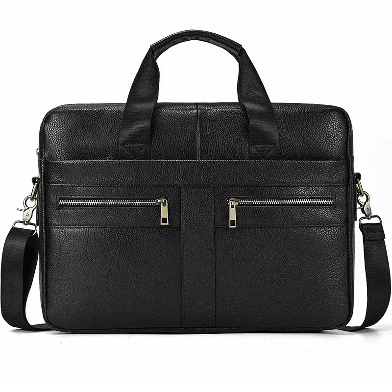 Sac à Main A4 en Cuir group pour Homme, Marron, Noir, Café, pour Ordinateur Portable, Bombes, en Peau de Vache, Portefeuille M3316, 2024