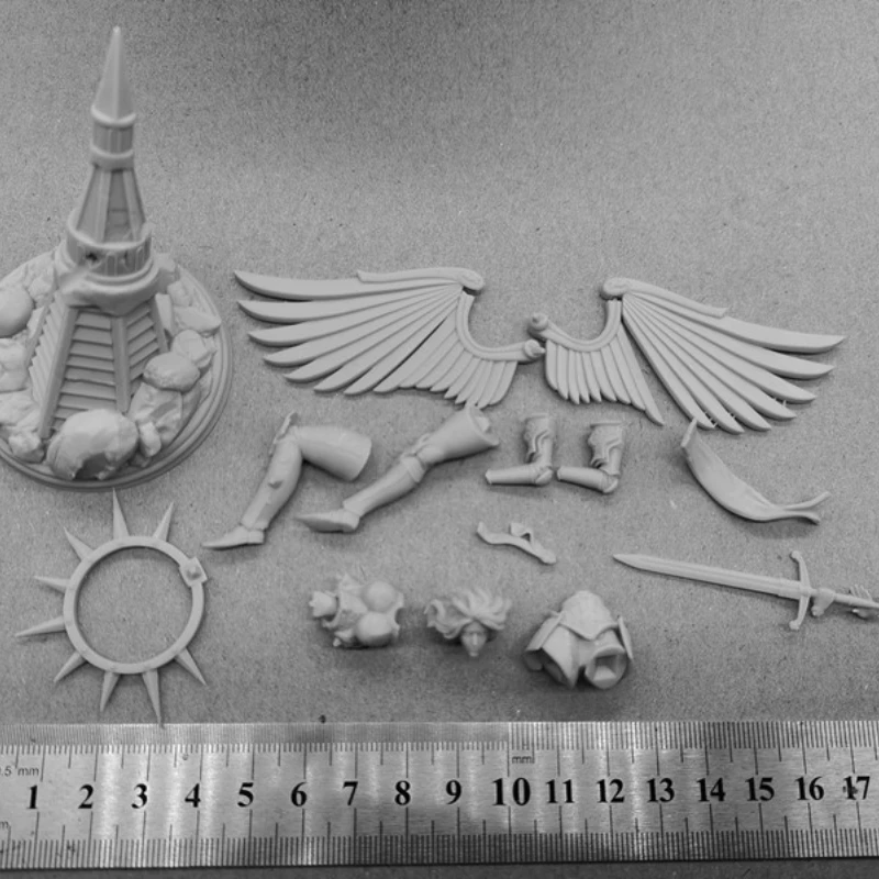 Sword of Peace 1/24 Scale Die-casting Resin Model Kit Unassembled Diorama and Unpainted Diy Miniatures Toys Figures