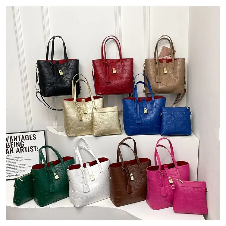 

Модная роскошная сумка-ведро с тиснением букв, женская большая сумка-тоут с верхней ручкой