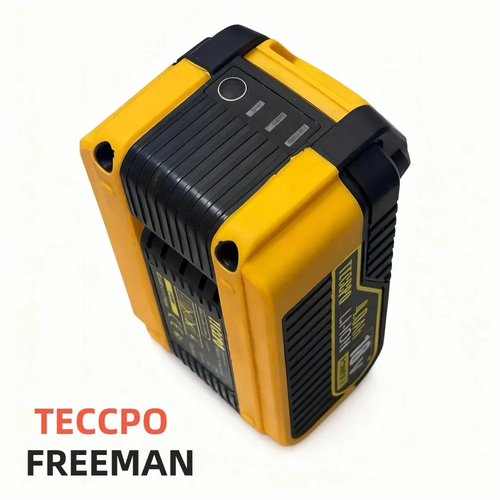 

4Ah for TECCPO for FREEMAN 18V 20V MLK5X-1104 WLM5X-2 HIF-2 F2040BK Electric Nail Gun Angle Grinder Drill Electric Tool Battery