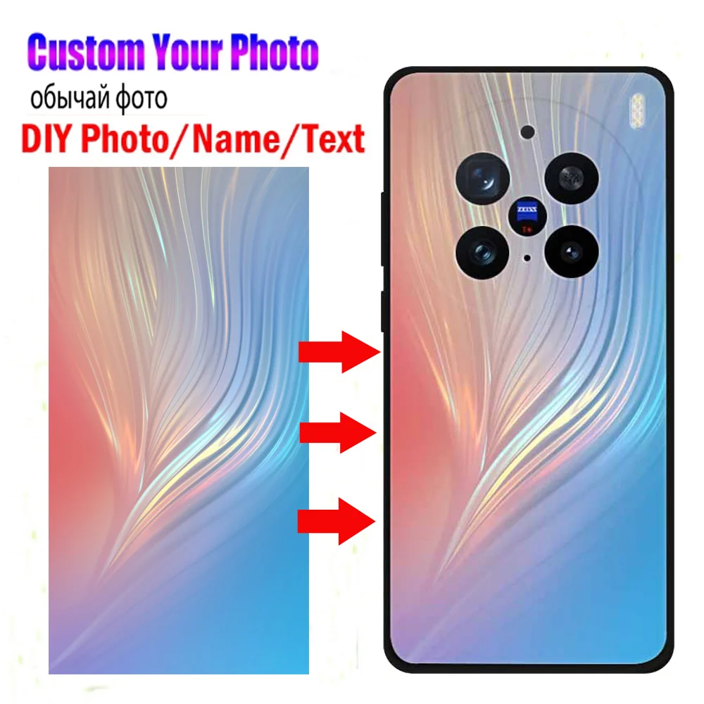 Custom Personalized Phone Cases For Vivo X200 Pro Cover TPU DIY Photo Picture Image Text Name Design For Vivo X200 Pro Mini Case