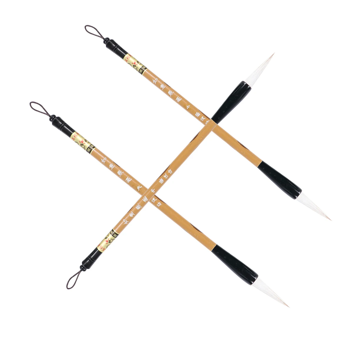

3Pcs Traditional Chinese Calligraphy Brush Set Wolf Hair for Kanji Sumi Art Writing Practice L Sizes Wolf Hair Writing Brush
