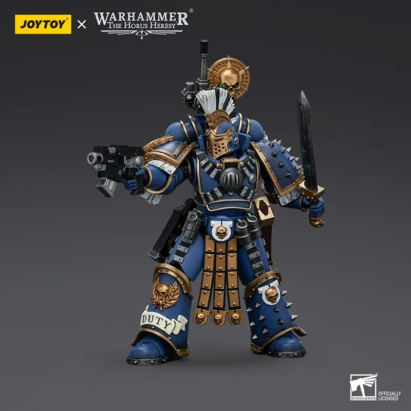 Joy Toy Warhammer The Horus Heresy Anime Action Figure Ultramarines Remus Ventanus with Articulated Joints Collect Model Toys