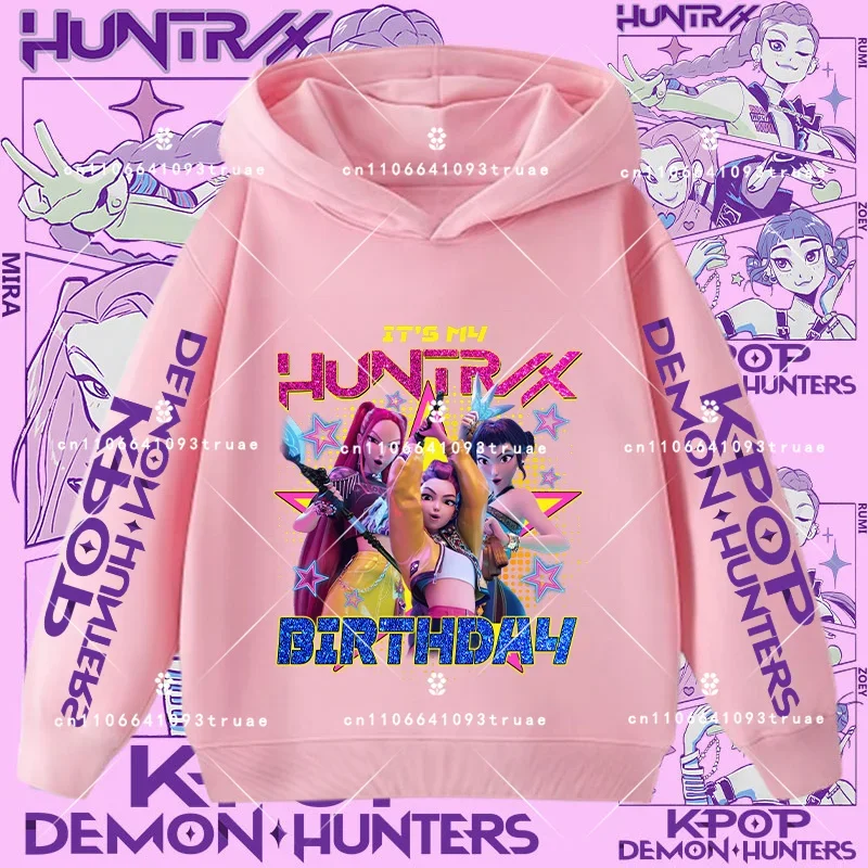 جديد لعام 2026 سترة بغطاء للرأس على طراز الموضة للأطفال Kpop شيطان الصيادين سترة أطفال لطيفة على شكل نمر هاراجوكو للأولاد والبنات للجنسين #5