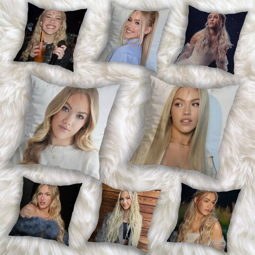 

F-Freya Skye pretty girl Pillow Case Pillow Case Living Room Sofa Cushion Cover Suitable For Home Bedroom Room Decoration