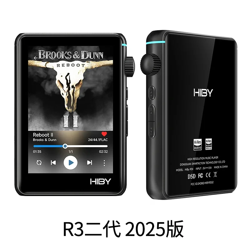 HiBy R3 Pro II / Gen 2 HiFi MP3 음악 플레이어 USB DAC 헤드폰 앰프 CS43198*2 OPA1622*4 4000mAh 480mW 출력 DSD256 MQA 8X PD2.0