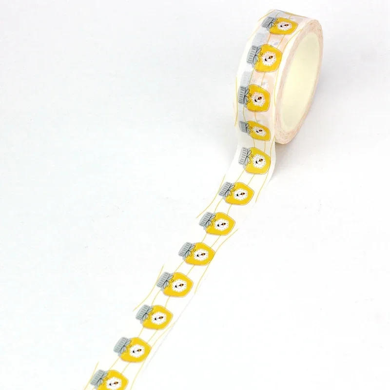 Bulk NEW 10PCS./Lot Decor bees honey pot Washi Tapes for Scrapbooking Planner Adhesive Masking Tape Cute Stationery