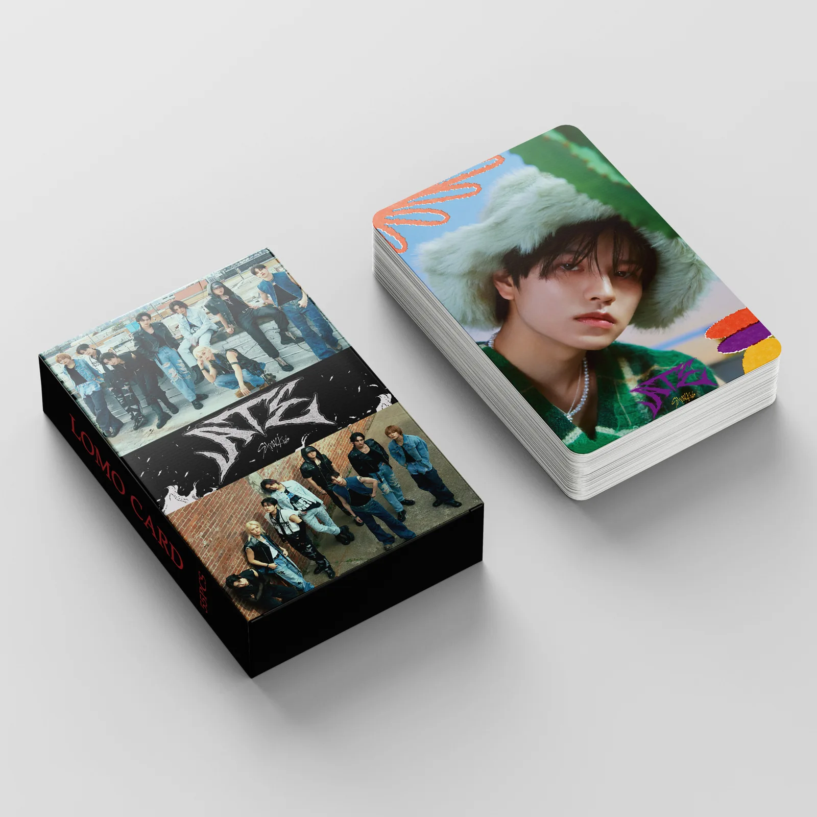 55Pcs/Set SK ATE Album Lomo Card Kpop Photocards Postcards Series