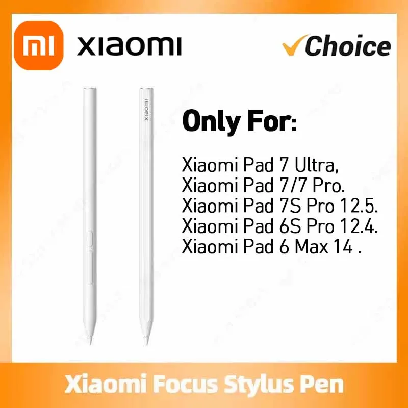 

Compatible With Mi Pad 7 Ultra/7 Pro/7S Pro/6S Pro/6 Max, Original Xiaomi Focus Pen 8192 Professional High Precision Stylus