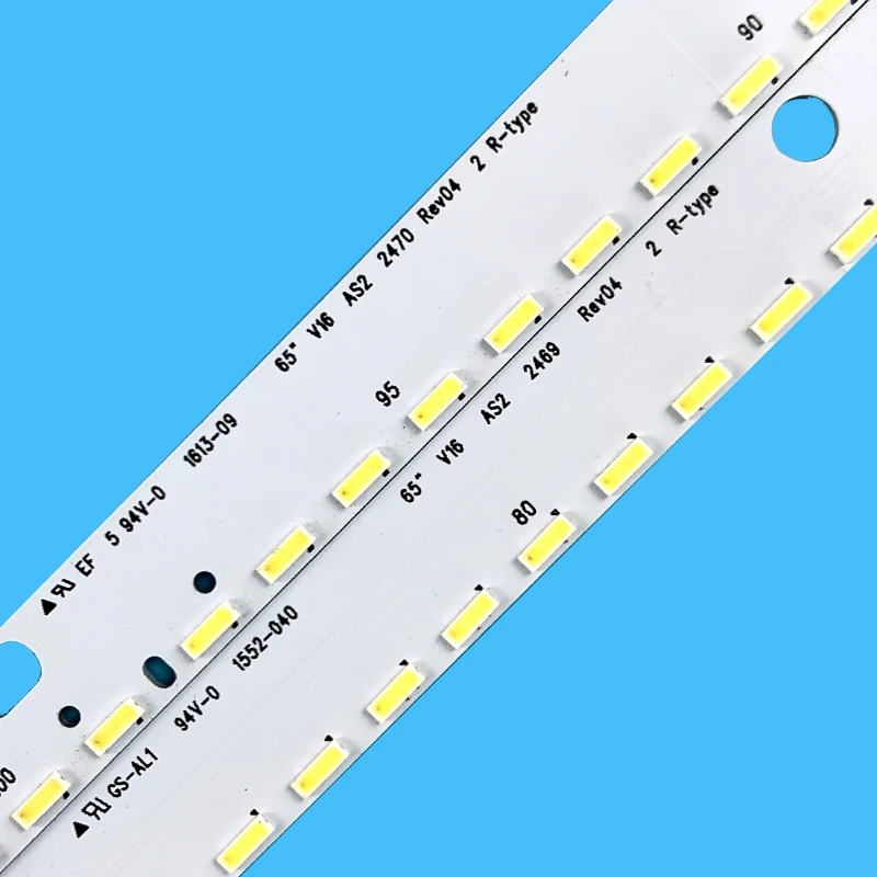 2pcs LED backlight strip for 65UH950V LC650EQF-YJF1 65" V16 AS2 2469 2470 REV04 2 R L-TYPE 6916L-2469A 6916L-2470A