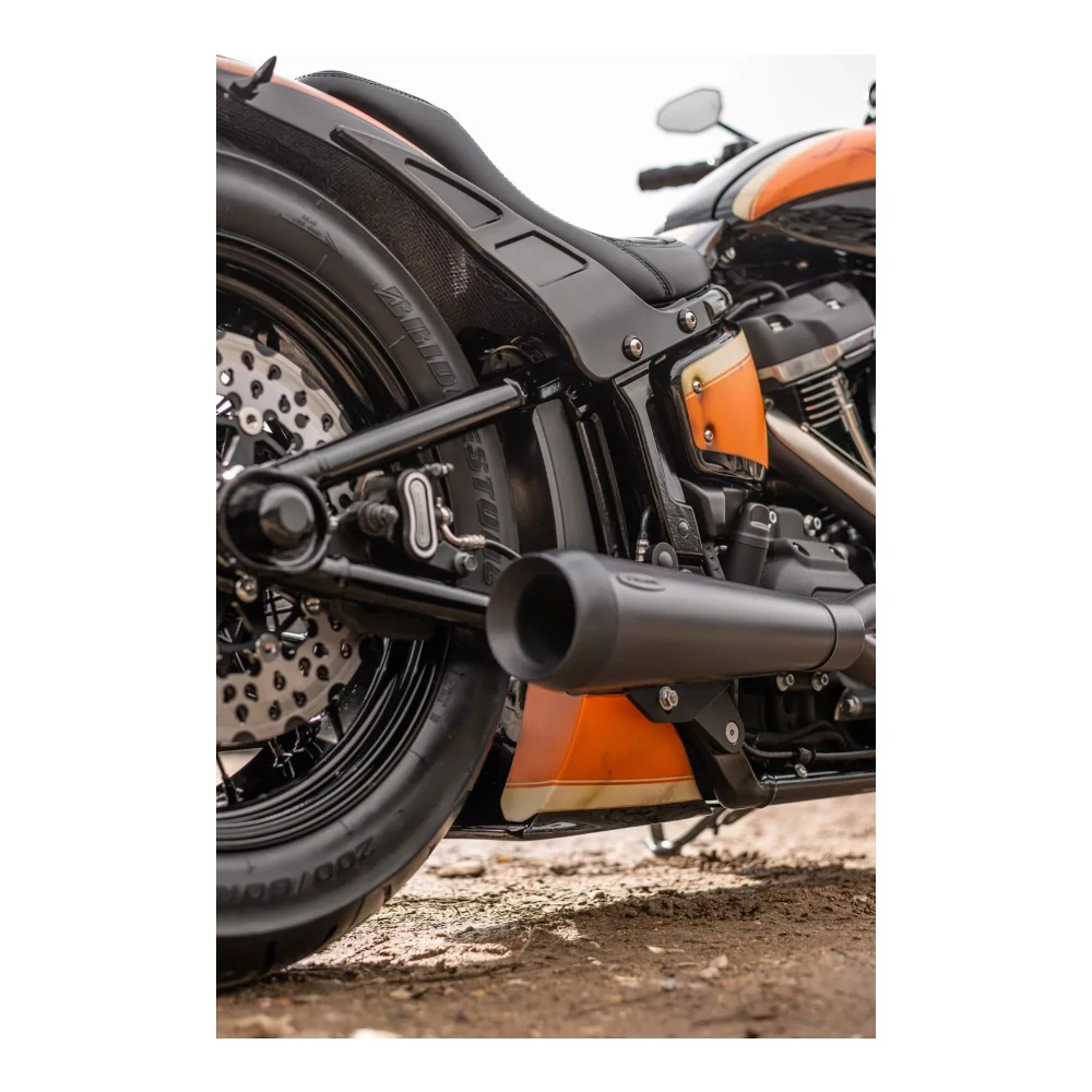 For Harley M8 Softail Rear Frame Spoiler Body Black Cover Custom Chassis Accessory For 2018-2025 NEW Motorcycles Easy to install