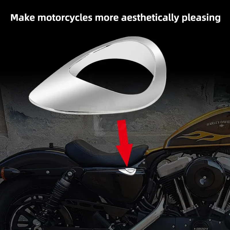 

Motorcycle Accessories For Harley Sportster 883 1200 72 48 Iron 883 2004-Up Battery Fairing Cover Right Side Covers Ring Tank