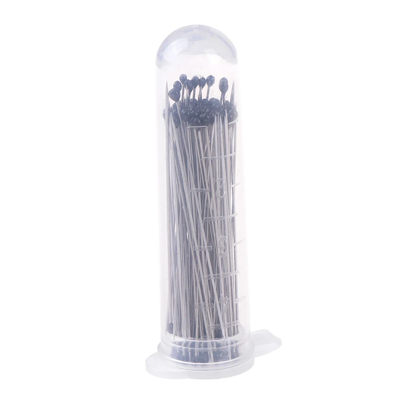 100 PCS Nsect Pins ago per campioni in acciaio inossidabile con scatola di plastica per laboratorio scolastico entomologia ago per insetti dissezione del corpo