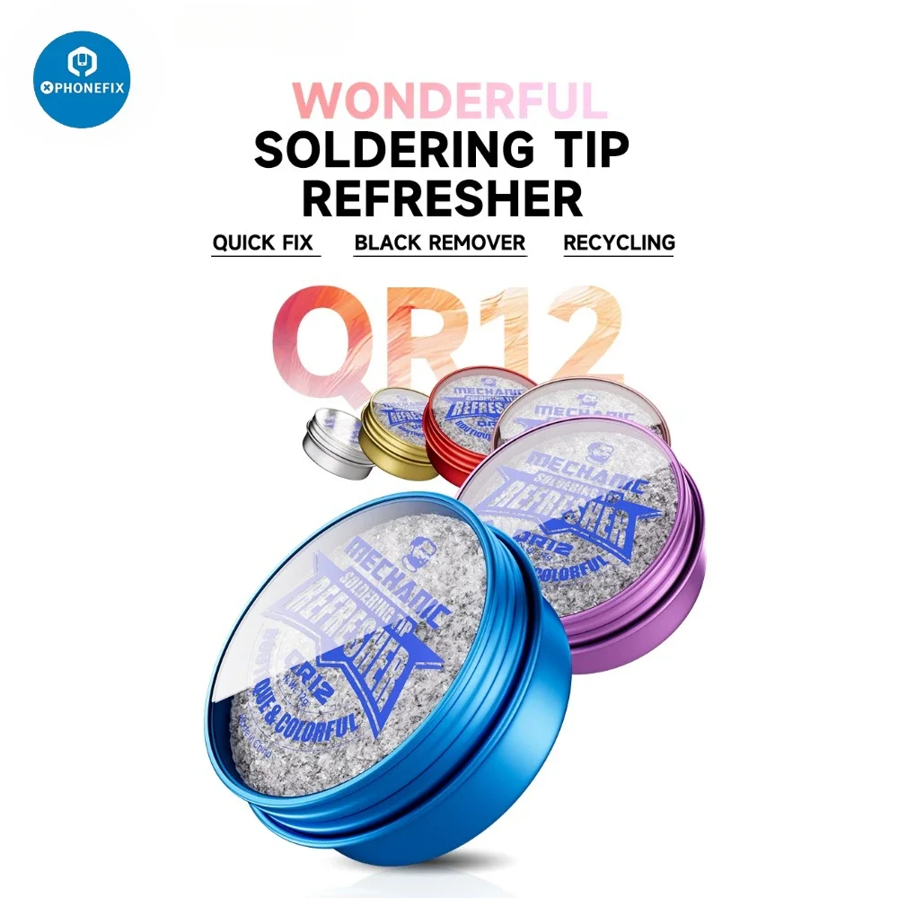 Wunderschöne Lötkolbenspitze, Auffrischung, schwarze Oxide, Schmutz, Schnellfixierung, Entfernen von Recycling für die Wartung von Telefonreparaturen, Schweißdüsen