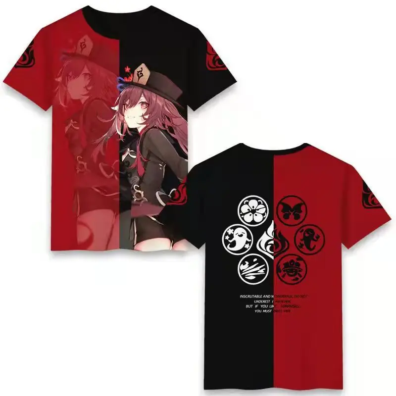 Game Genshin Impact Yun Jin 3D Print T-Shirts Women Men Casual Short Sleeve T Shirt Harajuku Streetwear Tees Tops Kids Clothing