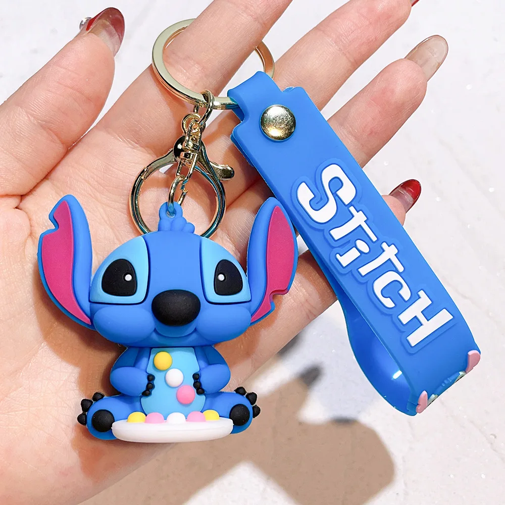 Anime Disney Schlüssel bund Lilo & Stich Schlüssel anhänger Puppe Schlüssel ring Sammler Mode Ornament Auto tasche Anhänger Kinder Dekor Spielzeug Geschenke