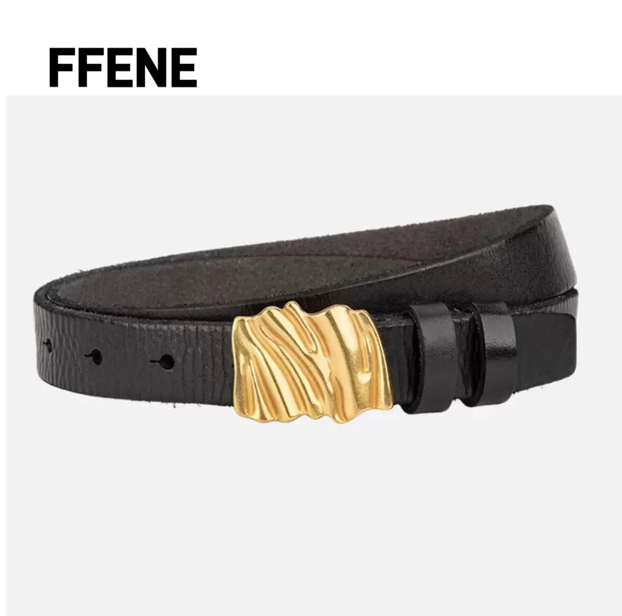 

New high-end genuine leather women's leather headband layer cowhide casual decoration match jeans women's hot sale belt