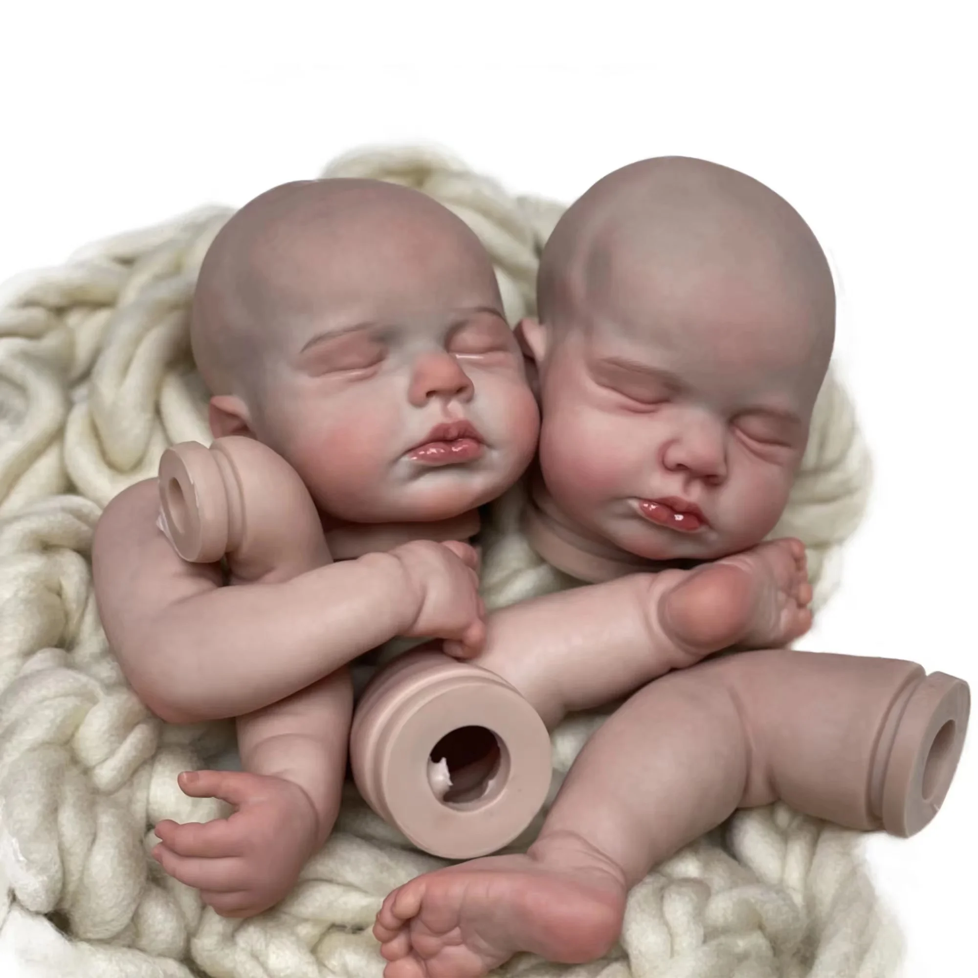 45cm Loulou Reborn doll Kits bebe Genesis Artist Handmade Painted Bebe kit reborn nuovi arrivi Realistic Accessories