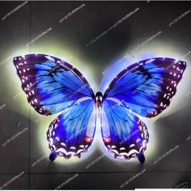 

Bionic big butterfly can fly, with lamp can shine,finished product,i6 remote control,wedding rings,gifts, toys,stage landscaping