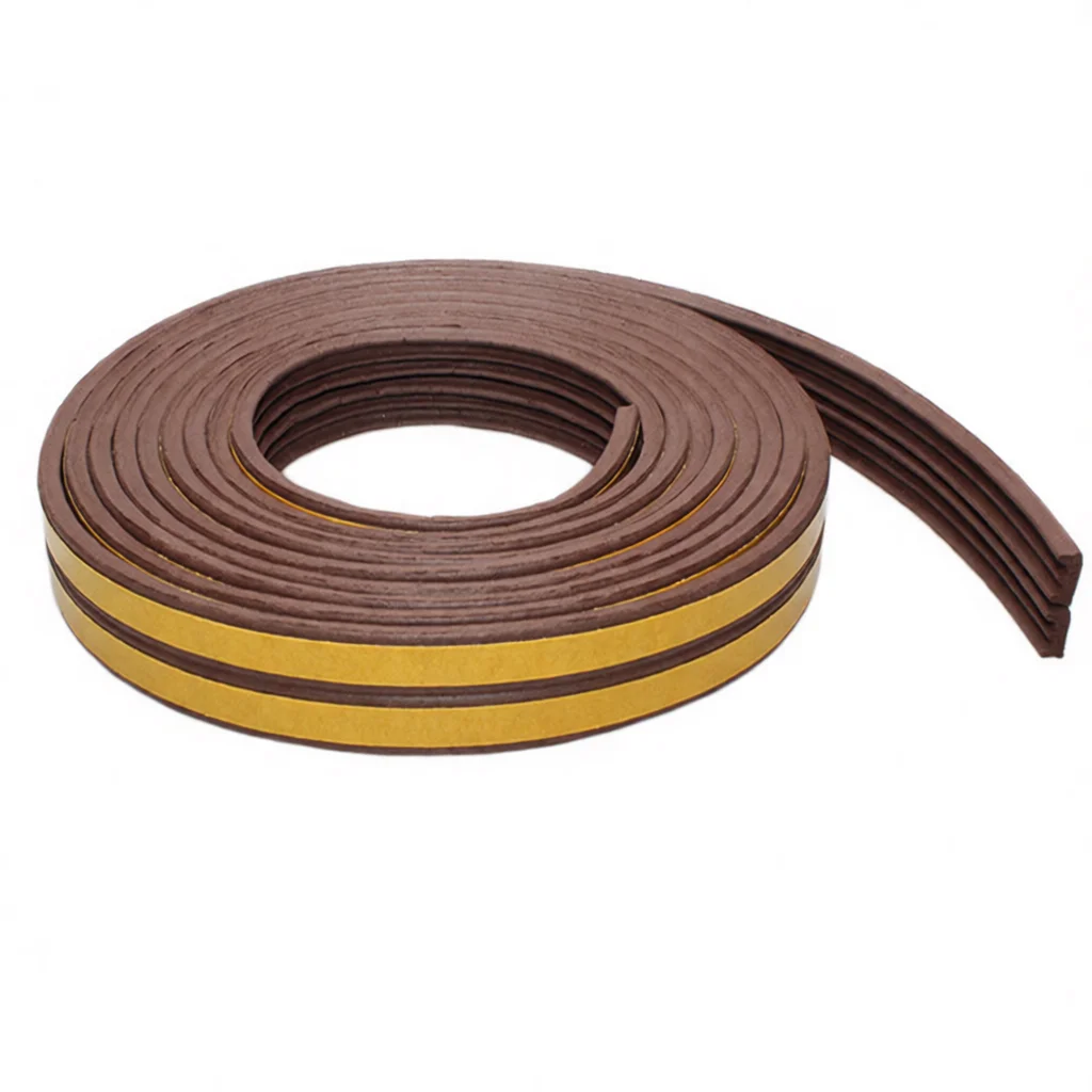 Door Window Weather Strip Foam Seal Self Adhesive Soundproofing Dustproof Wind Resistant Protection Gap Stopper Home Renovation