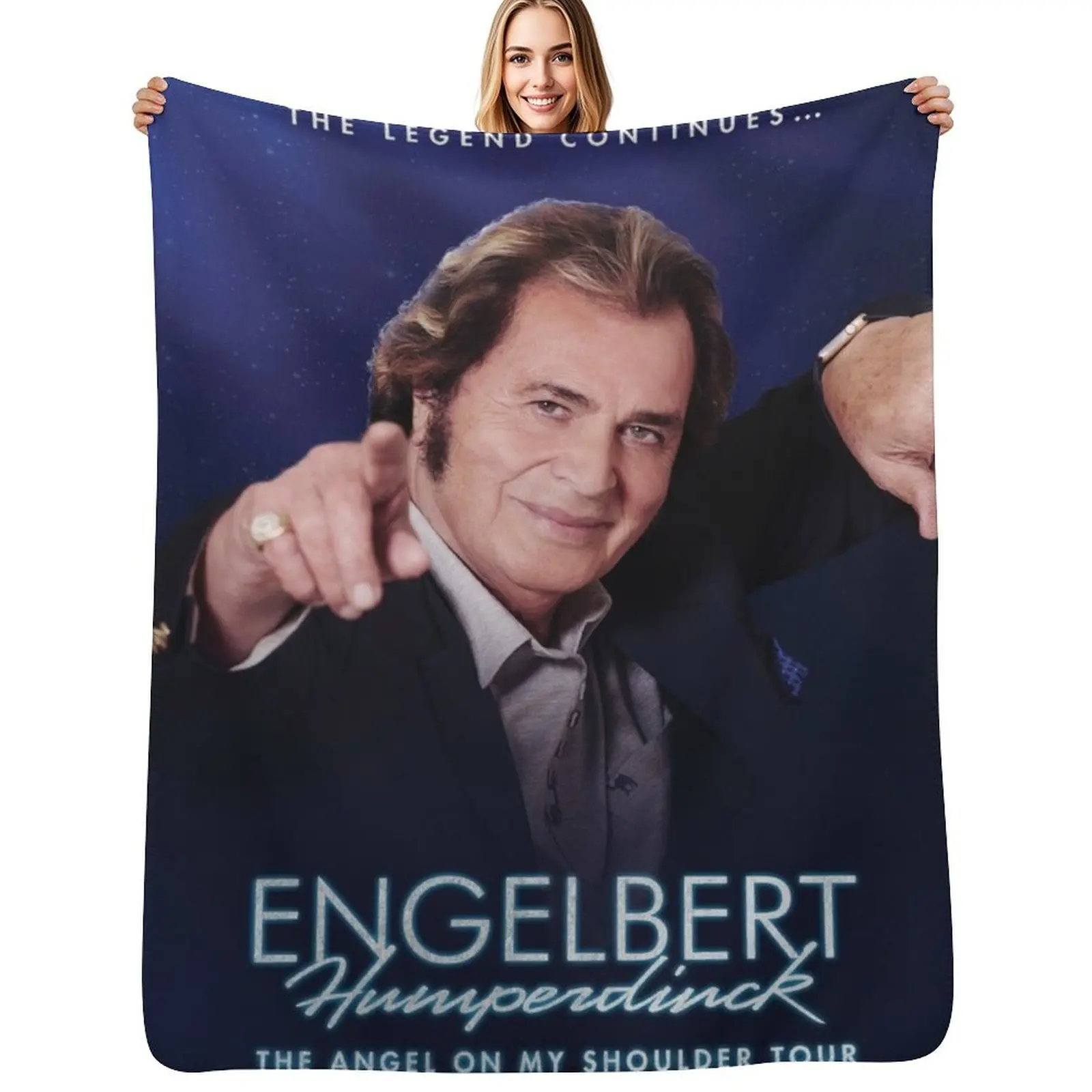 

legend 5 reaplo humperdinck engelbert Throw Blanket Ultra Plush Cozy Blanket for Napping Sleeping