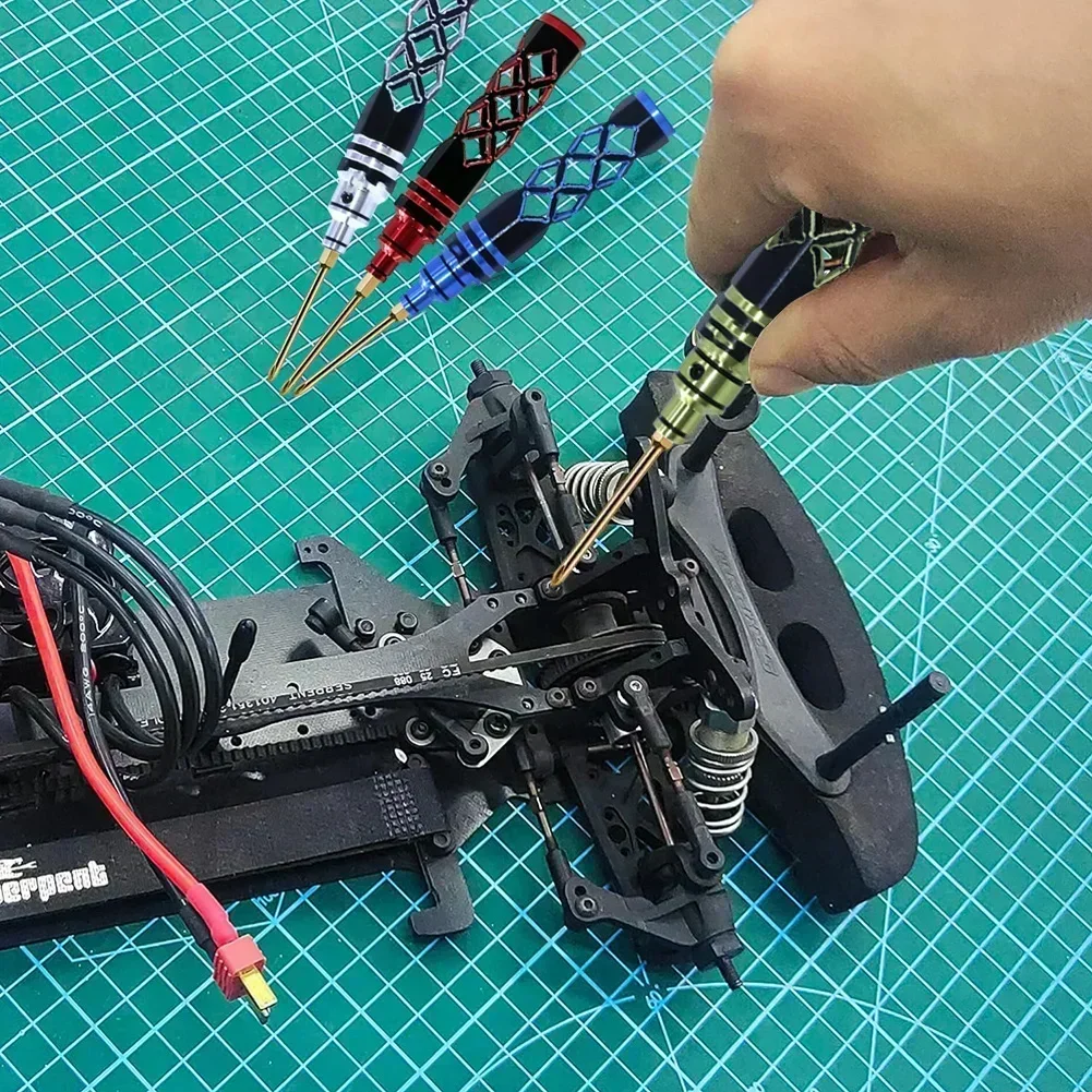 5-in-1 Screwdriver 1.5/2.0/2.5/3.0mm Hexagon Screwdriver 2.0mm Cross Screwdriver For RC Car Boat Quidcopter Helicopter Hand Tool