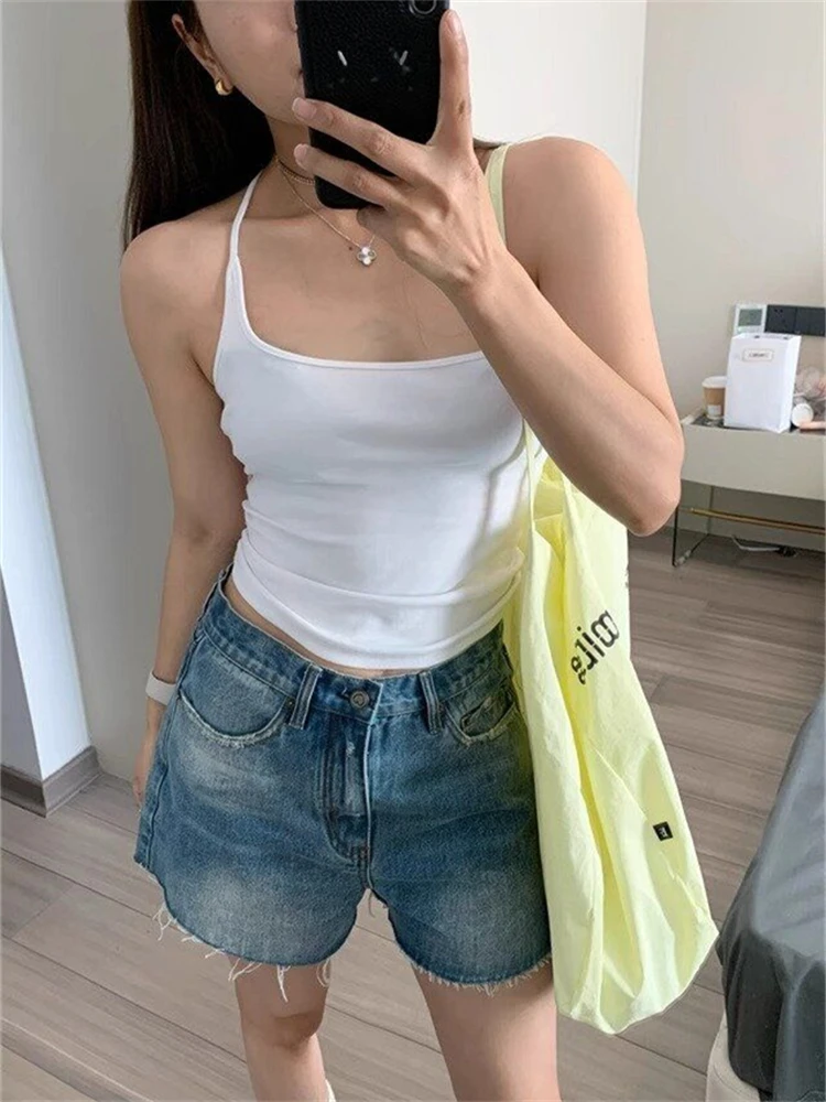 

Women's Fringed Design Vintage Denim Shorts Summer New Super Hot Girl Street Casual Female Hip Wrap Sexy Mini Shorts