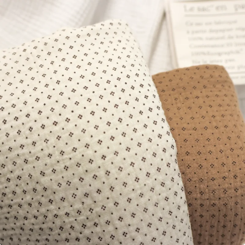 

Fabric Double Cotton Soft Floral Pajama Bag Pillowcase Handmade DIY Fabric